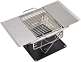 YYAI-HHJU Parrilla de Barbacoa Exterior de Acero Inoxidable Grueso de Lujo, Estufa de carbón para Barbacoa portátil para 2-3 Personas 30 * 18 * 17 cm